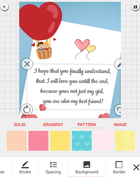 Romantic Card: create love e-c 2.2.4 Screenshot