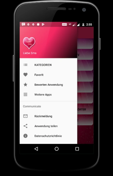 Romantic Love Quotes & SMS  Screenshot