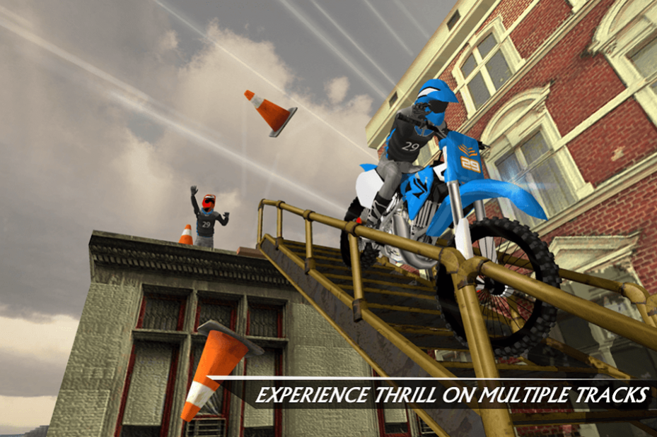 Rooftop Bike Rider Stunt Game 4 Screenshot
