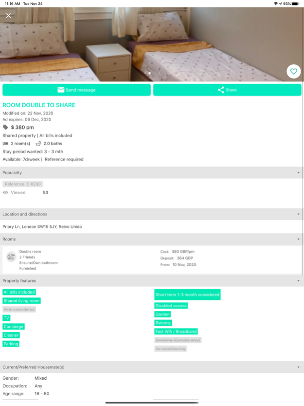 Room For Rent 1.3.2 Screenshot