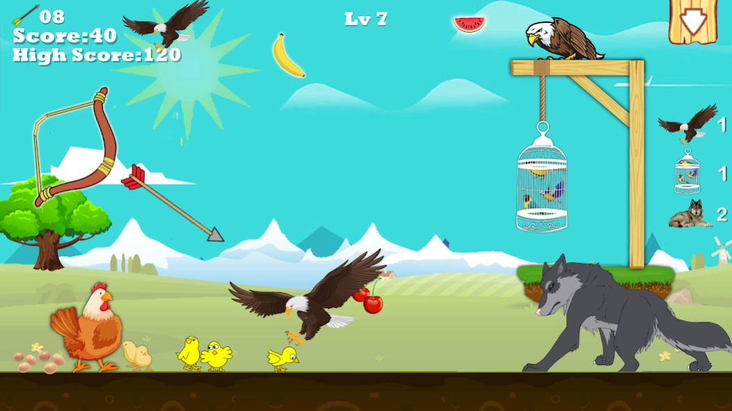 Rope Archery Birds Rescue  Screenshot