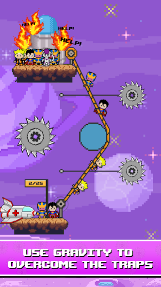 Rope Pixel Master: Rescue Hero 0.5 Screenshot