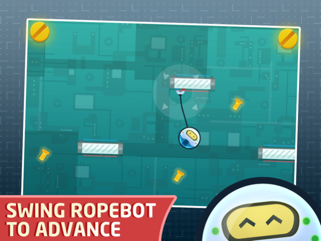 RopeBot - Tiny Robot Adventure 1.4.1 Screenshot
