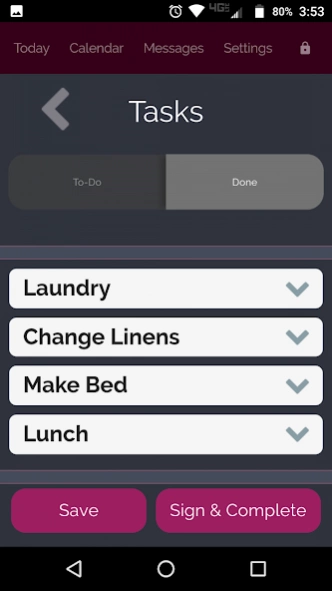 Rosemark Caregiver Mobile  Screenshot