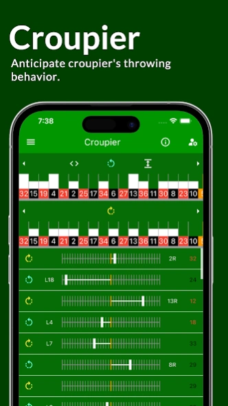 Roulette Dashboard: Casino App 4.2.7 Screenshot