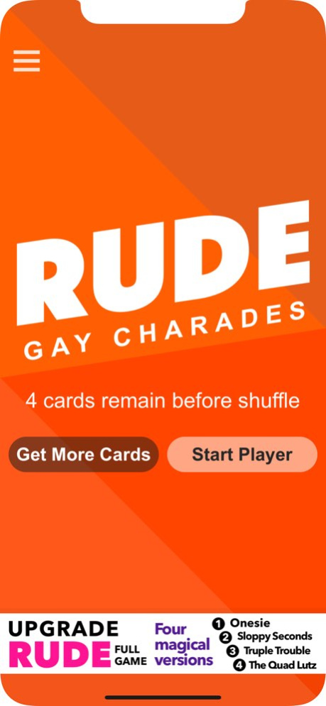 RUDE Gay Charades 3.5 Screenshot