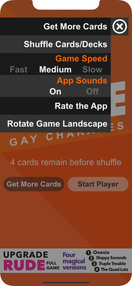 RUDE Gay Charades 3.5 Screenshot