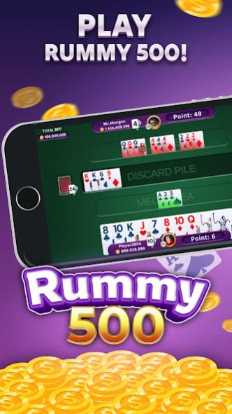 Rummy 500 - Offline Card Games 1.3.1 Screenshot