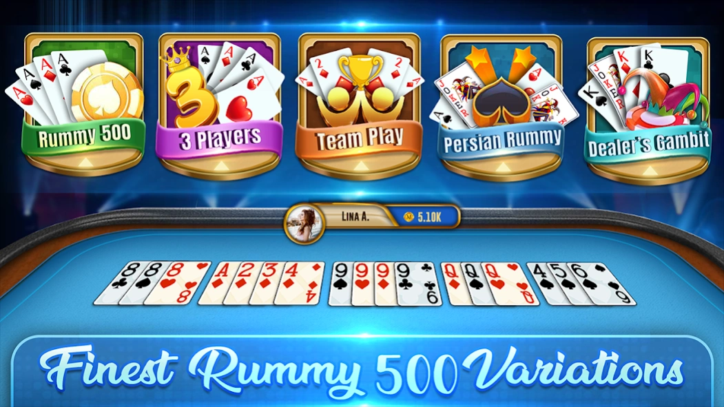 Rummy 500 1.9.8 Screenshot
