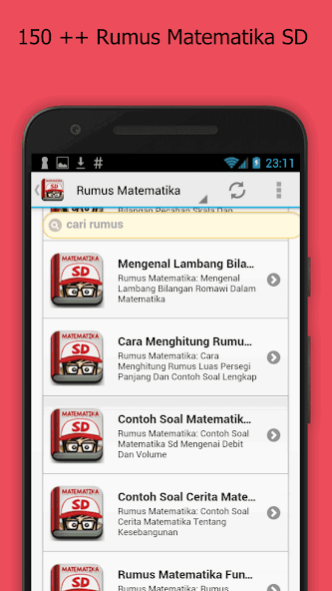 Rumus Matematika SD Lengkap 1.0 Screenshot