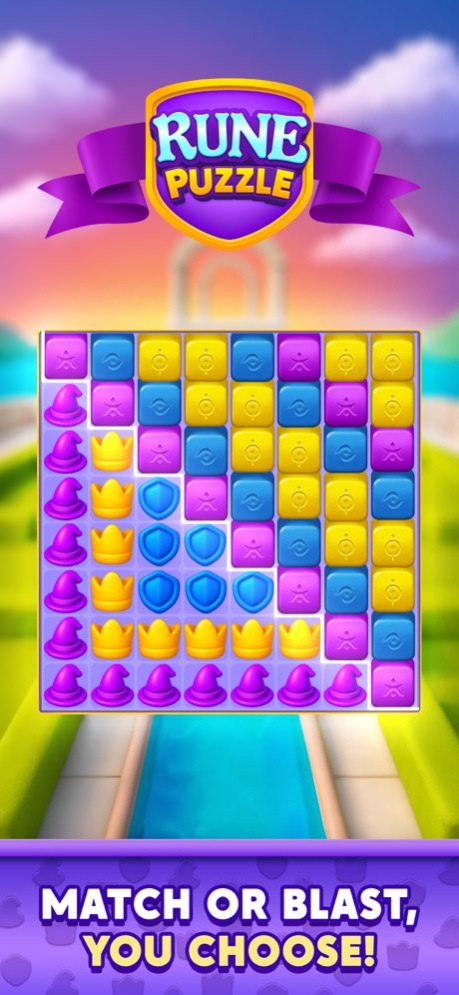 Rune Puzzle: Match & Blast 1.2.4 Screenshot