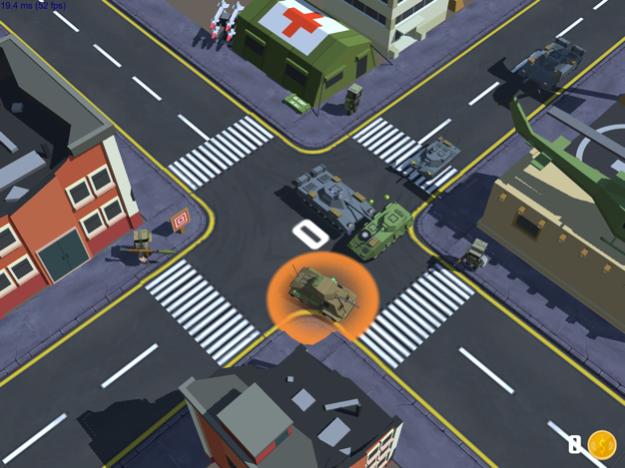 Rush War Traffic - Crossy Car City 1.0 Screenshot