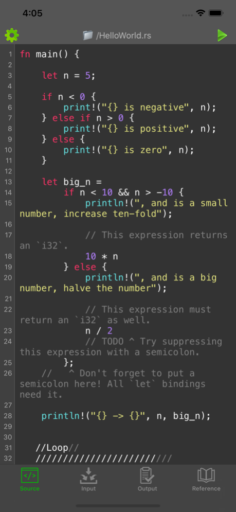 Rust Programming Compiler 1.9.1 Screenshot