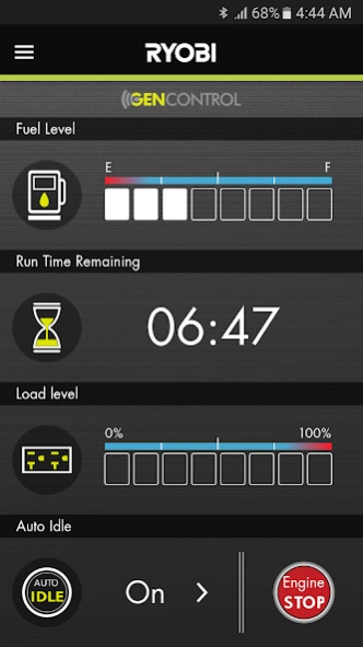 Ryobi(TM) GenControl(TM) 2.12.0 Screenshot