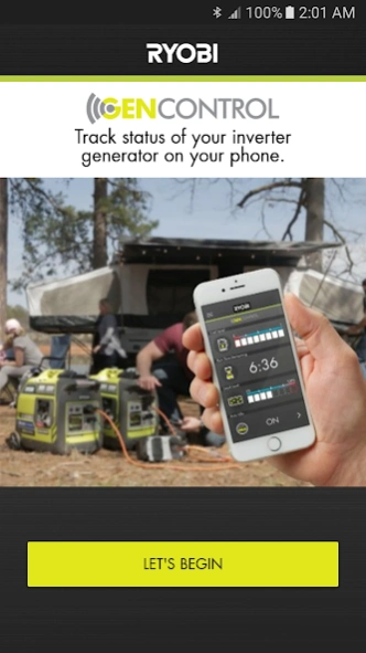 Ryobi(TM) GenControl(TM) 2.12.0 Screenshot