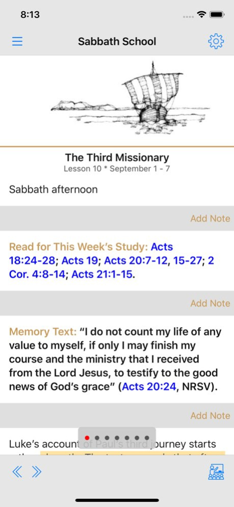 Sabbath School Quarterly App 2.1.2 Screenshot