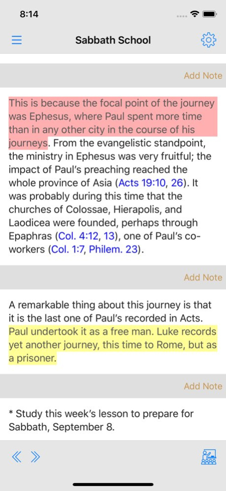 Sabbath School Quarterly App 2.1.2 Screenshot