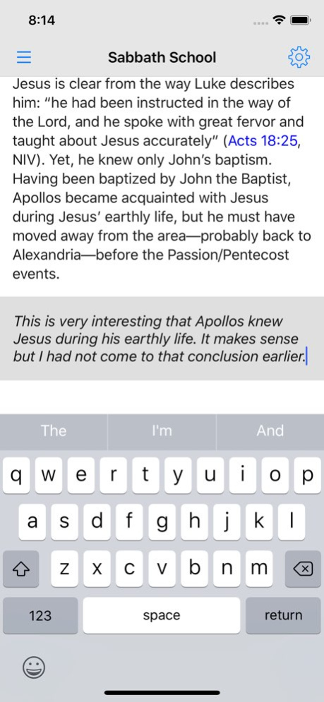Sabbath School Quarterly App 2.1.2 Screenshot