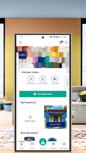 Sadolin Dulux Visualizer Oman  Screenshot