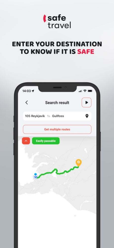 SafeTravel - Iceland 2.0.7 Screenshot