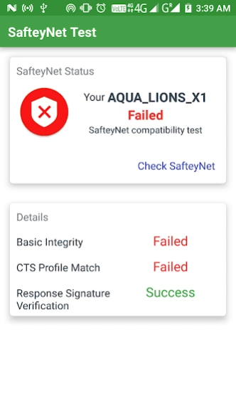 SafetyNet | Integrity Checker 1.4.6 Screenshot