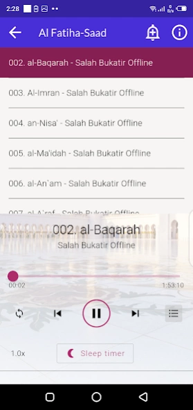 Salah Bukatir Quran Offline 2.0 Screenshot