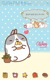 [Sale] Molang Ani Memo Widget 1.0.3 Screenshot