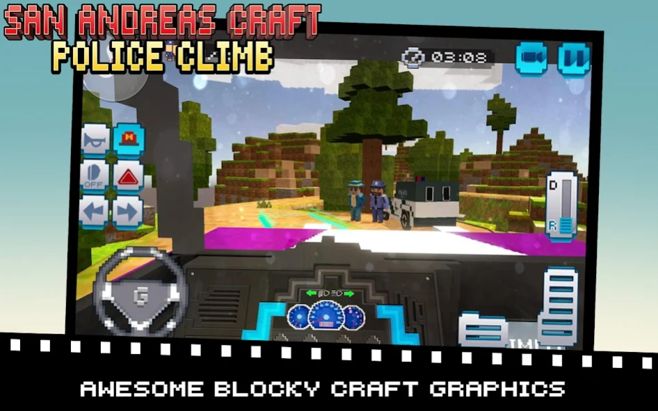San Andreas Craft Police Climb 2.2 Screenshot