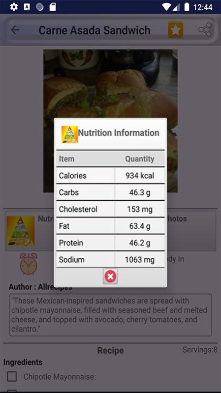 Sandwich Recipes 17.0 Screenshot