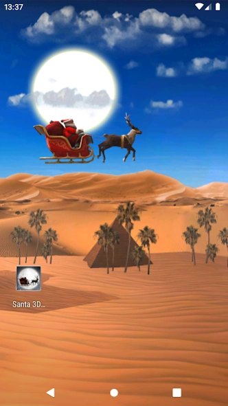 Santa 3D Live Wallpaper 1.4.1 Screenshot