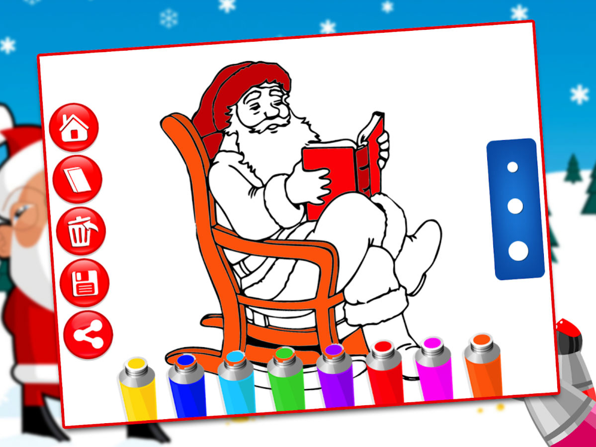 Santa Coloring 1.11 Screenshot