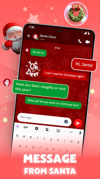 Santa Video Call Simulator  Screenshot