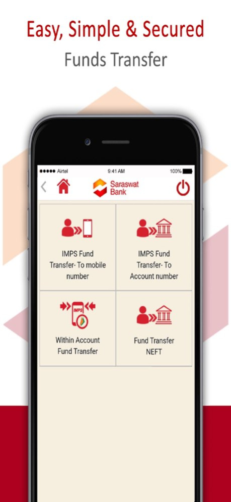 Saraswat Bank Mobile Banking 1.7.0 Screenshot