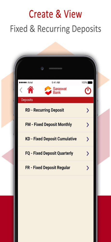 Saraswat Bank Mobile Banking 1.7.0 Screenshot
