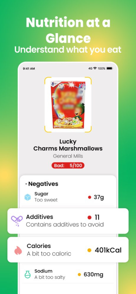 ScanIt! - food scanner & diet  Screenshot