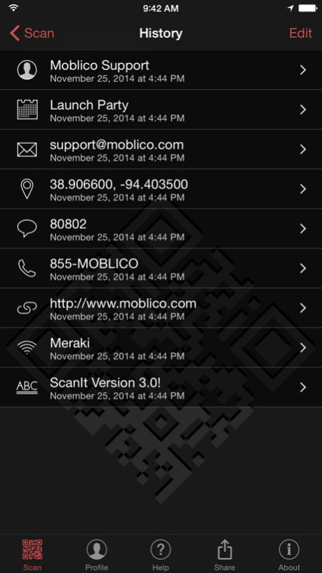 ScanIt 3.0 Screenshot