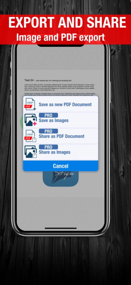 Scanner++ PDF and sign it  Screenshot
