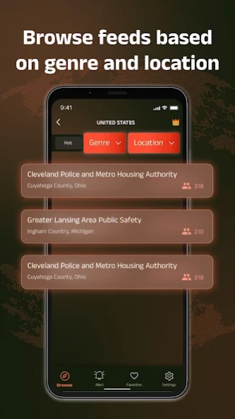 Scanner Radio - Police Scanner 1.4.5 Screenshot