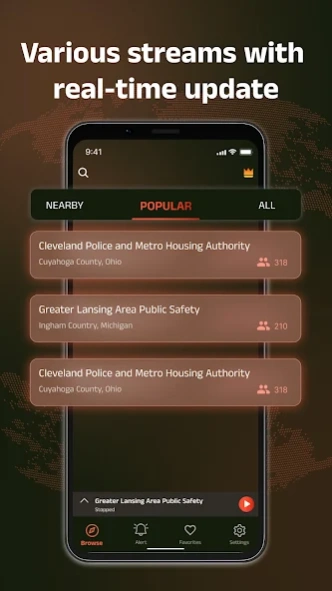 Scanner Radio - Police Scanner 1.4.5 Screenshot
