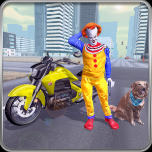 Scary Clown Crime Simulator:City Clown Gang Attack 1.1 Screenshot