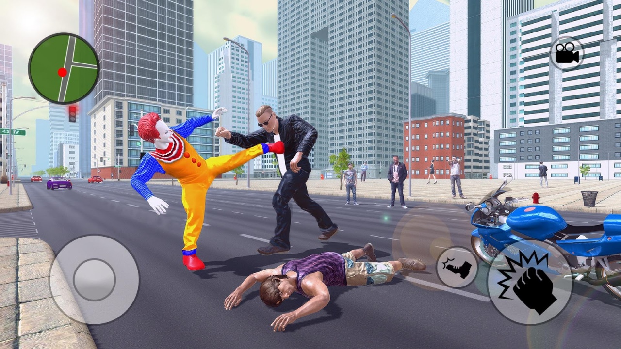Scary Clown Crime Simulator:City Clown Gang Attack 1.1 Screenshot