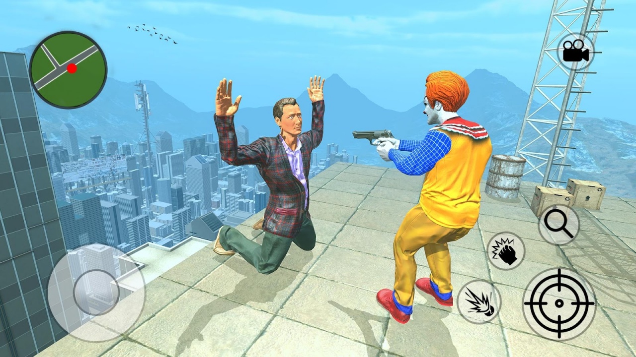 Scary Clown Crime Simulator:City Clown Gang Attack 1.1 Screenshot