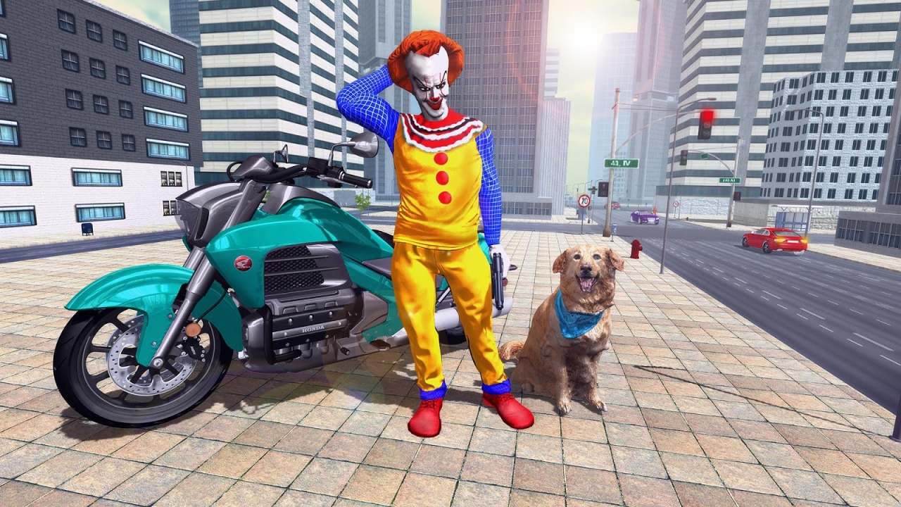 Scary Clown Crime Simulator:City Clown Gang Attack 1.1 Screenshot