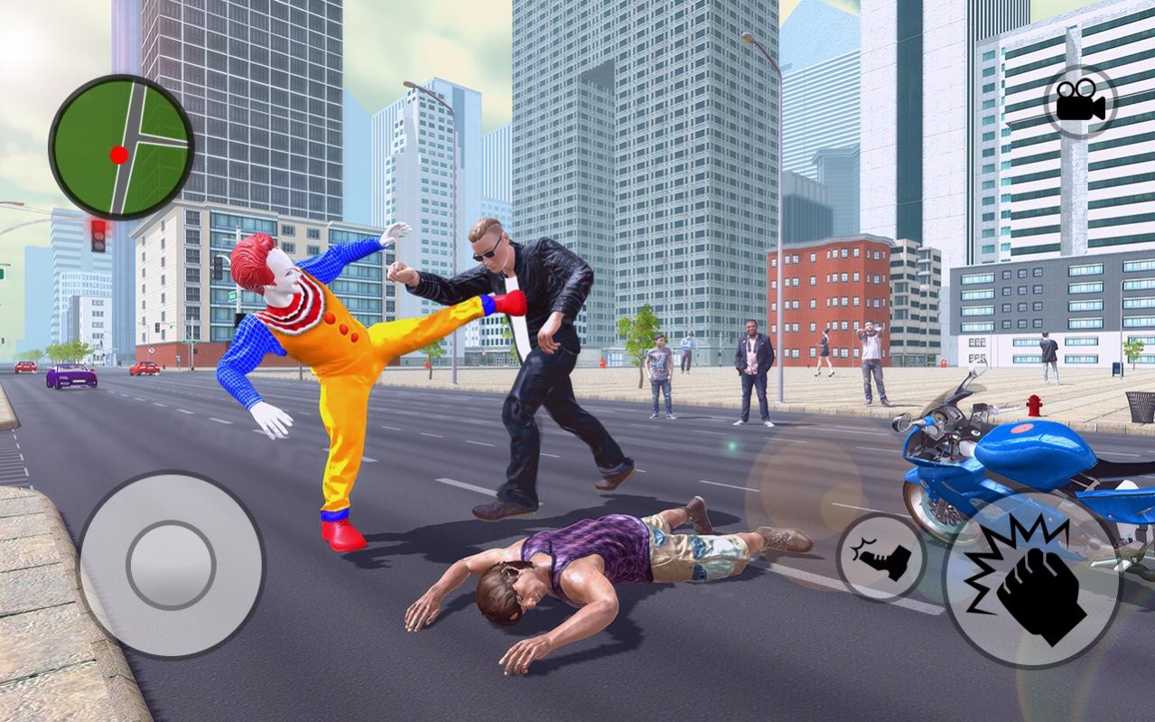 Scary Clown Crime Simulator:City Clown Gang Attack 1.1 Screenshot