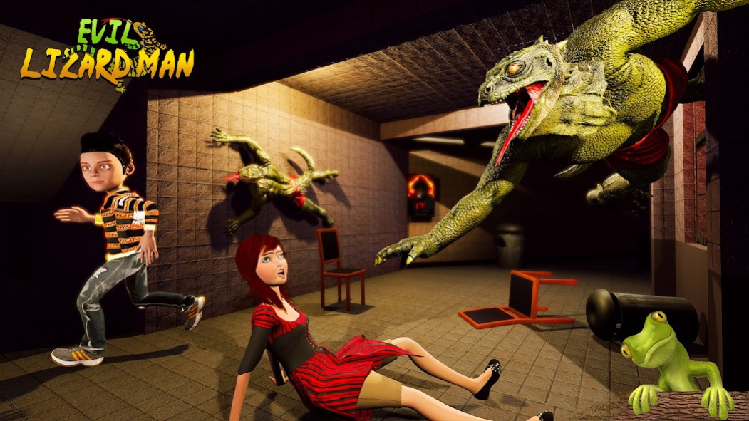 Scary LizardMan-School Hunting 2.4 Screenshot