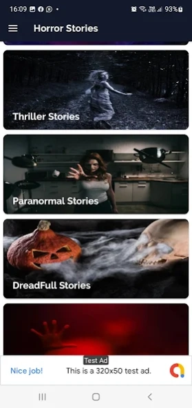 Scary Stories, Horror Stories 1.2 Screenshot