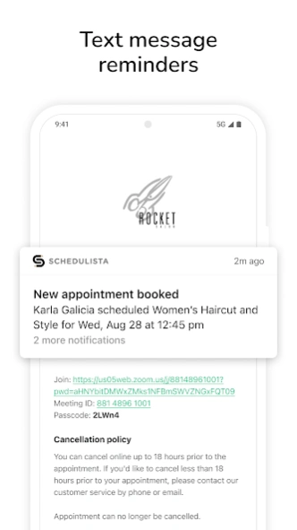 Schedulista Appointments 7.7.1 Screenshot
