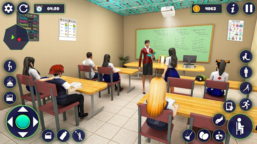 School Girl Life Simulator 3D 1.32 Screenshot