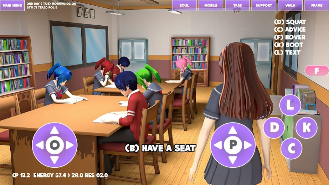 School Simulator Anime Girl 3D  Screenshot