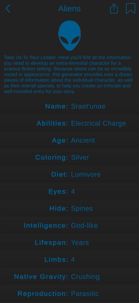 Sci-Fi Writer's Companion 14.3 Screenshot